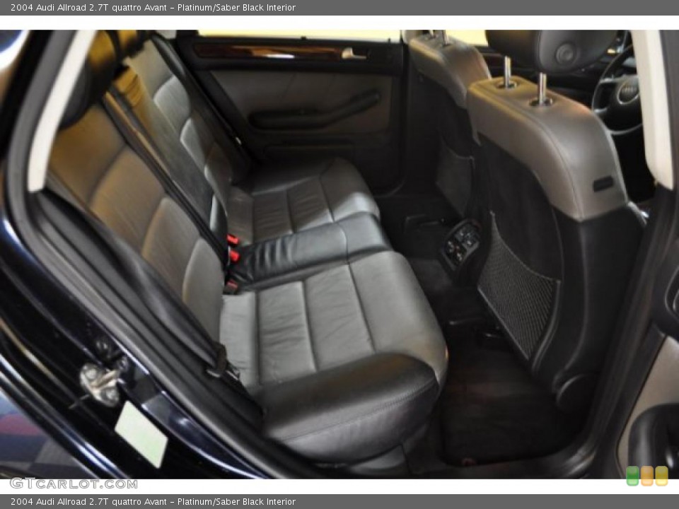 Platinum/Saber Black Interior Photo for the 2004 Audi Allroad 2.7T quattro Avant #46216439