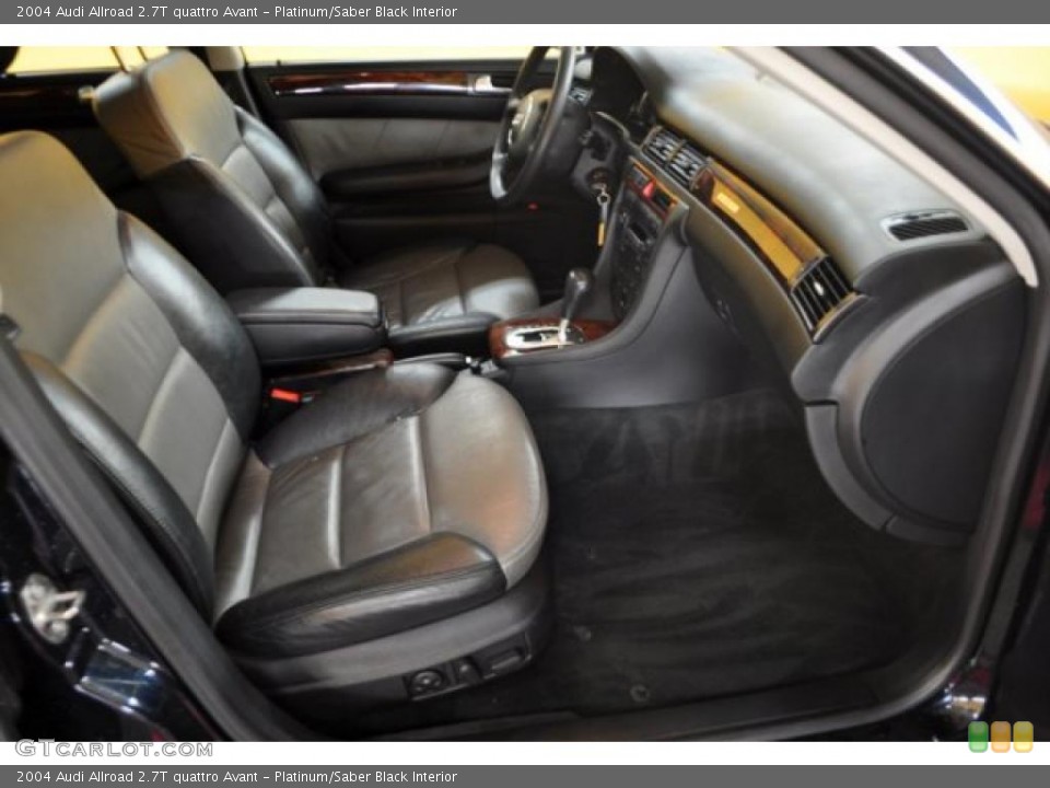 Platinum/Saber Black Interior Photo for the 2004 Audi Allroad 2.7T quattro Avant #46216445