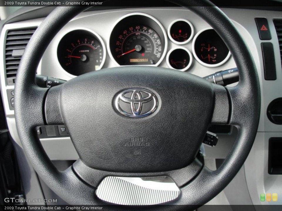 Graphite Gray Interior Steering Wheel for the 2009 Toyota Tundra Double Cab #46219124