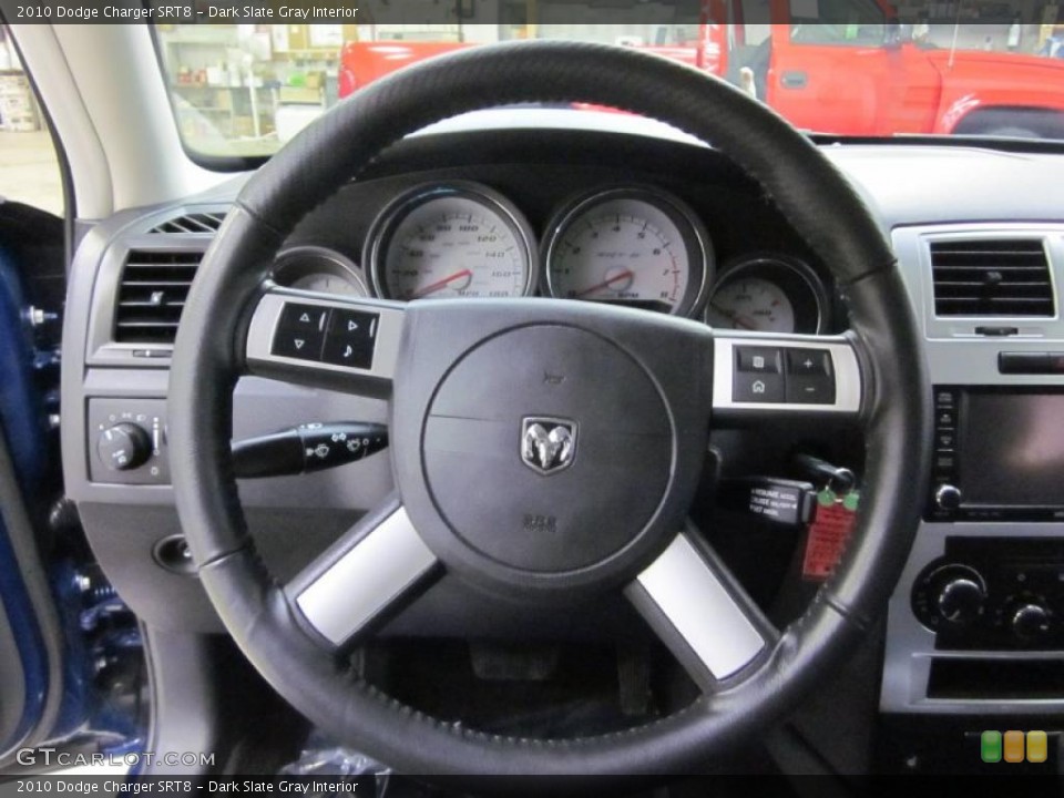 Dark Slate Gray Interior Steering Wheel for the 2010 Dodge Charger SRT8 #46219853