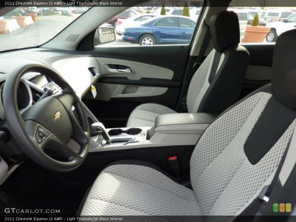 Light Titanium/Jet Black Interior Photo for the 2011 Chevrolet Equinox LS AWD #46221980