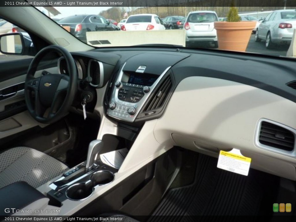 Light Titanium/Jet Black Interior Dashboard for the 2011 Chevrolet Equinox LS AWD #46221995