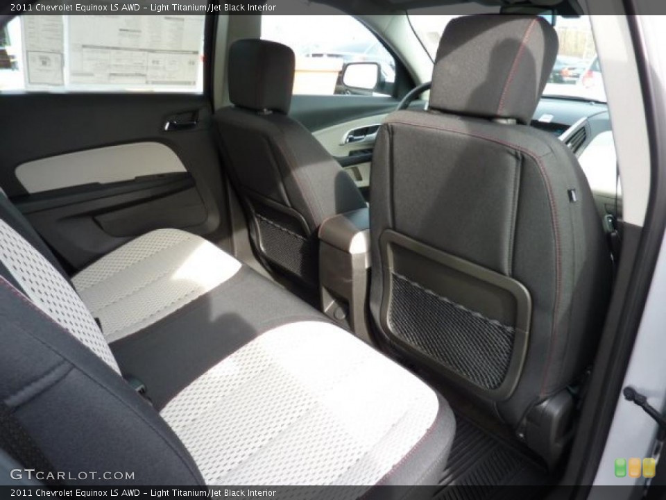 Light Titanium/Jet Black Interior Photo for the 2011 Chevrolet Equinox LS AWD #46222010