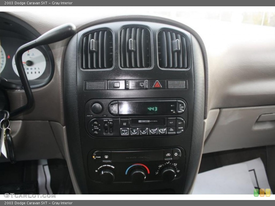 Gray Interior Controls for the 2003 Dodge Caravan SXT #46222901
