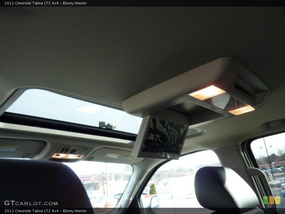 Ebony Interior Sunroof for the 2011 Chevrolet Tahoe LTZ 4x4 #46224347