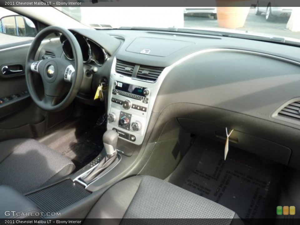 Ebony Interior Dashboard for the 2011 Chevrolet Malibu LT #46224521