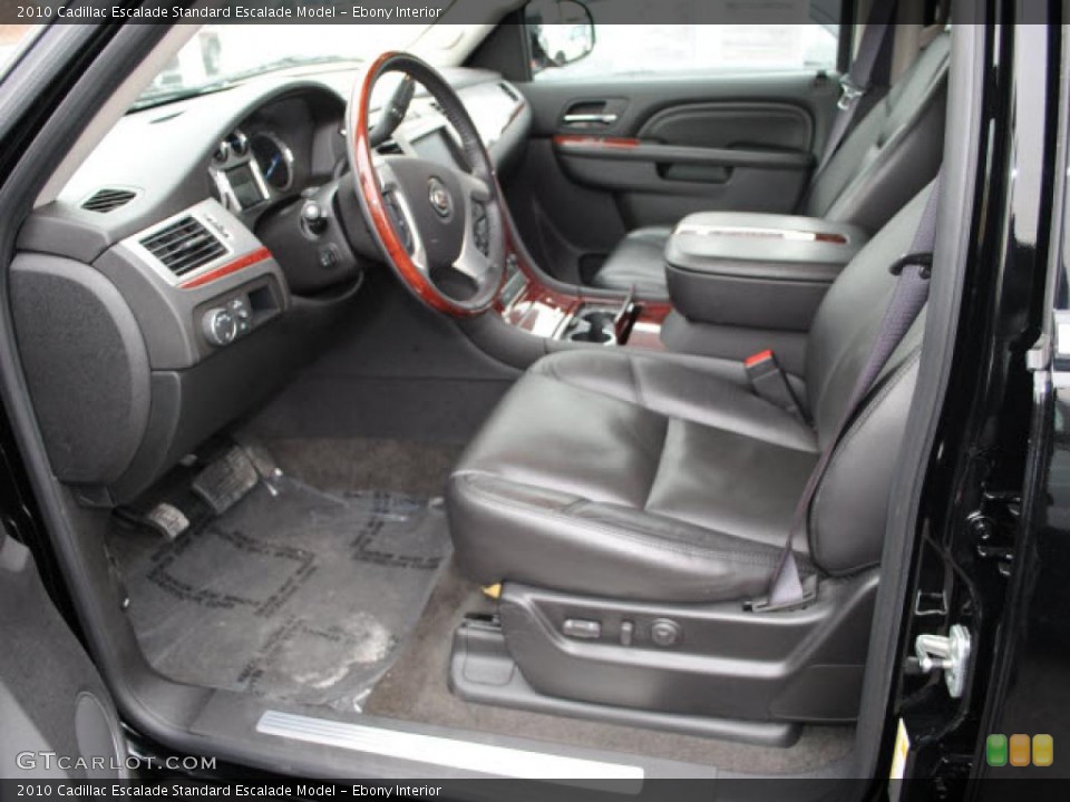 Ebony Interior Photo for the 2010 Cadillac Escalade  #46224683