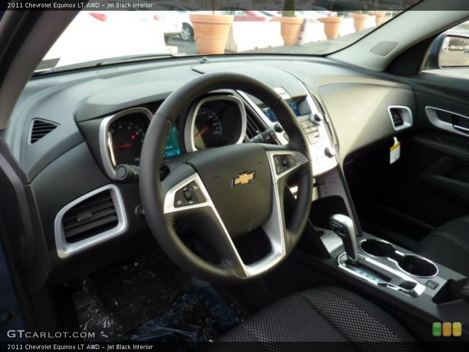 Jet Black Interior Dashboard for the 2011 Chevrolet Equinox LT AWD #46226333