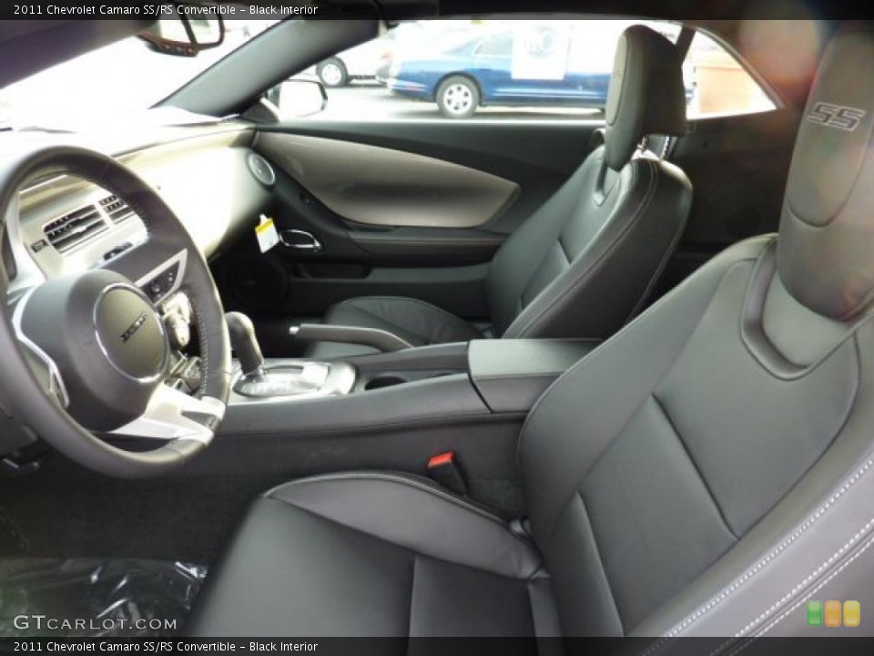 Black Interior Photo for the 2011 Chevrolet Camaro SS/RS Convertible #46226528