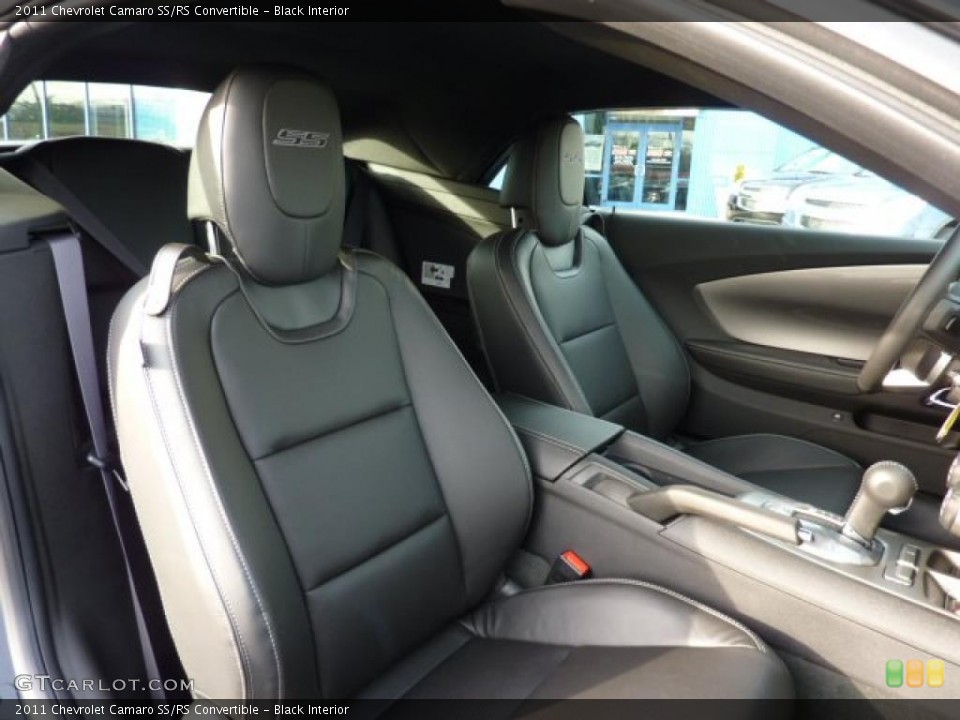 Black Interior Photo for the 2011 Chevrolet Camaro SS/RS Convertible #46226653