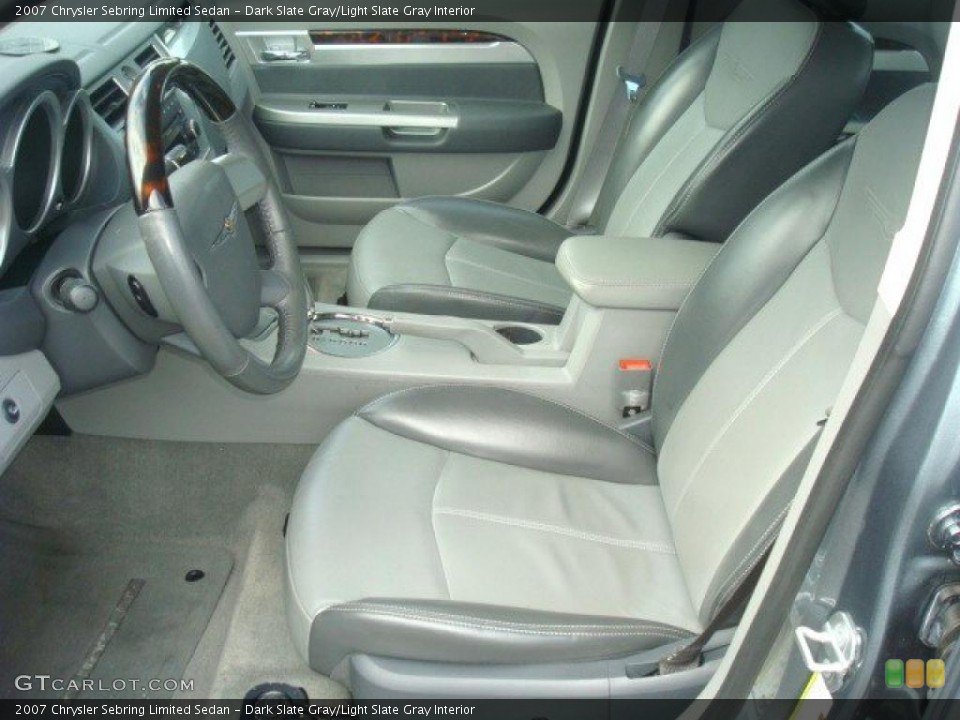 Dark Slate Gray/Light Slate Gray Interior Photo for the 2007 Chrysler Sebring Limited Sedan #46227248