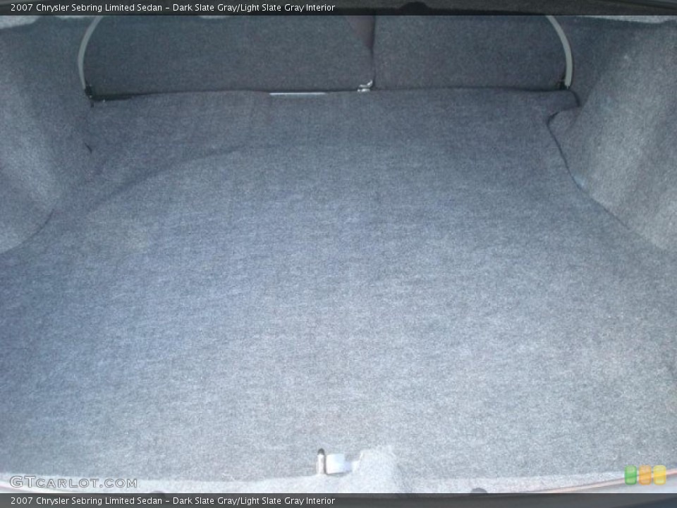 Dark Slate Gray/Light Slate Gray Interior Trunk for the 2007 Chrysler Sebring Limited Sedan #46227269