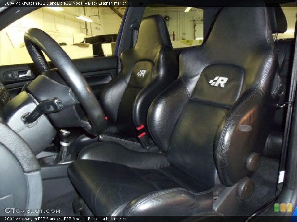 Black Leather Interior Photo for the 2004 Volkswagen R32  #46227893