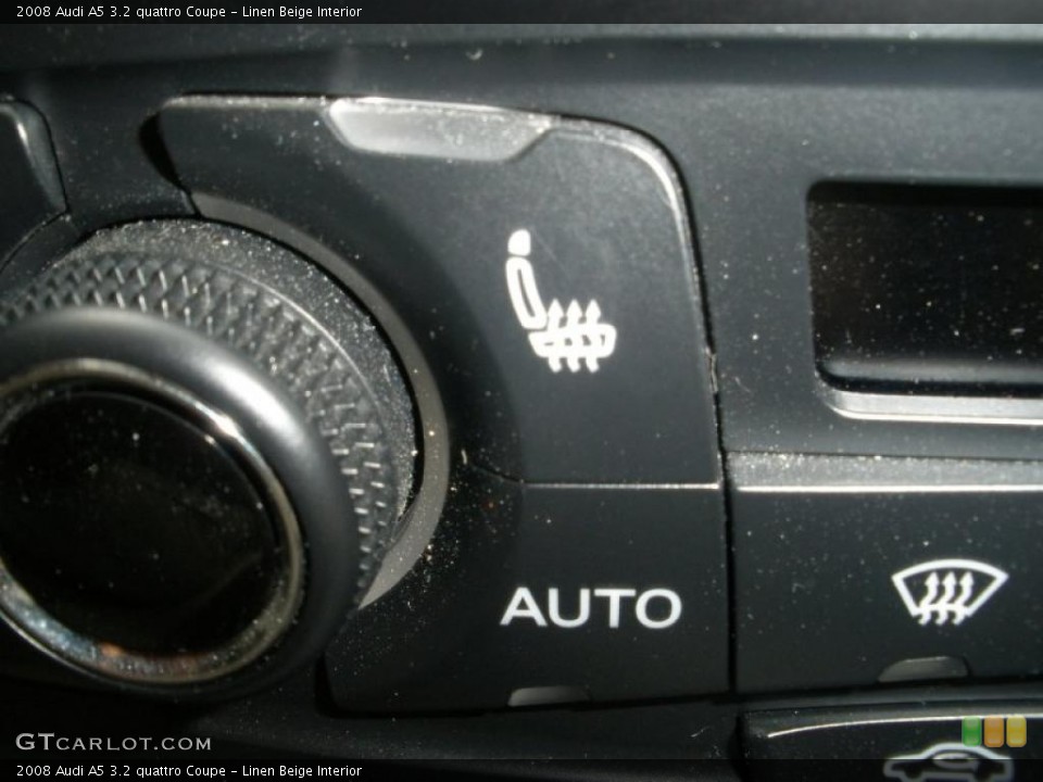 Linen Beige Interior Controls for the 2008 Audi A5 3.2 quattro Coupe #46229330
