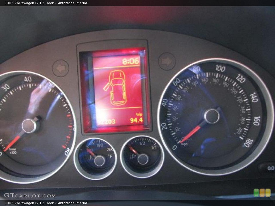Anthracite Interior Gauges for the 2007 Volkswagen GTI 2 Door #46232204