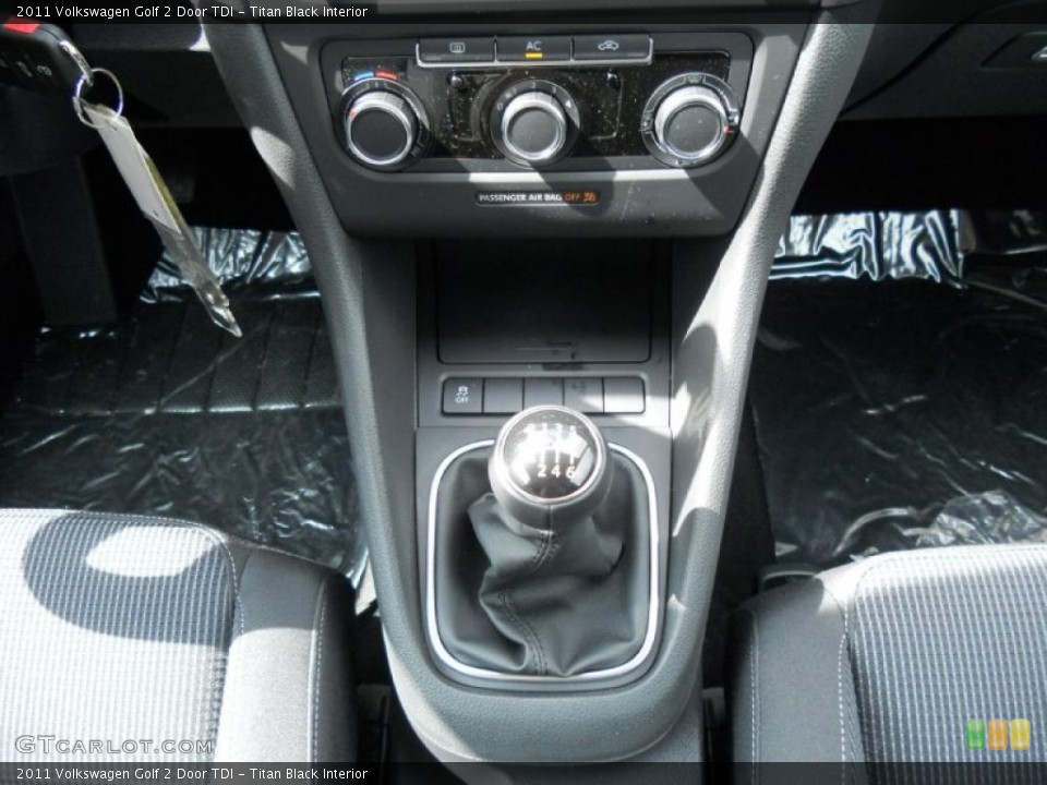 Titan Black Interior Transmission for the 2011 Volkswagen Golf 2 Door TDI #46233311