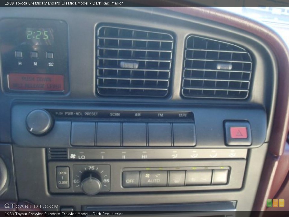 Dark Red 1989 Toyota Cressida Interiors