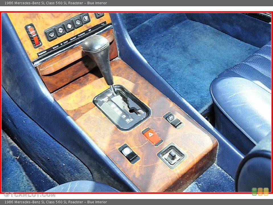 Blue Interior Transmission for the 1986 Mercedes-Benz SL Class 560 SL Roadster #46234322