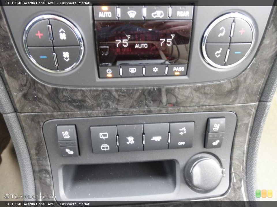 Cashmere Interior Controls for the 2011 GMC Acadia Denali AWD #46235945