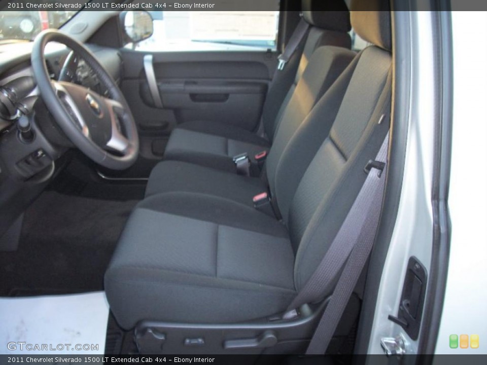 Ebony Interior Photo for the 2011 Chevrolet Silverado 1500 LT Extended Cab 4x4 #46237055