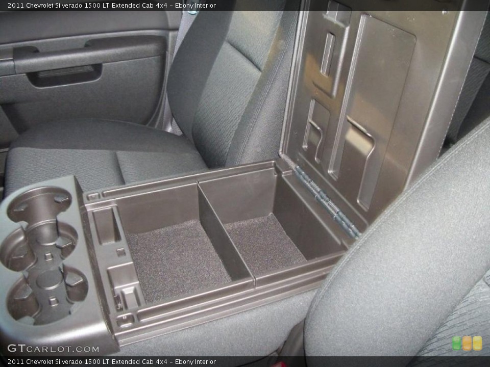 Ebony Interior Photo for the 2011 Chevrolet Silverado 1500 LT Extended Cab 4x4 #46237088