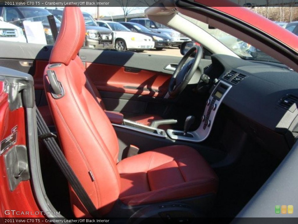 Cranberry Leather/Off Black Interior Photo for the 2011 Volvo C70 T5 #46238153