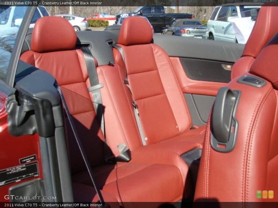 Cranberry Leather/Off Black Interior Photo for the 2011 Volvo C70 T5 #46238165