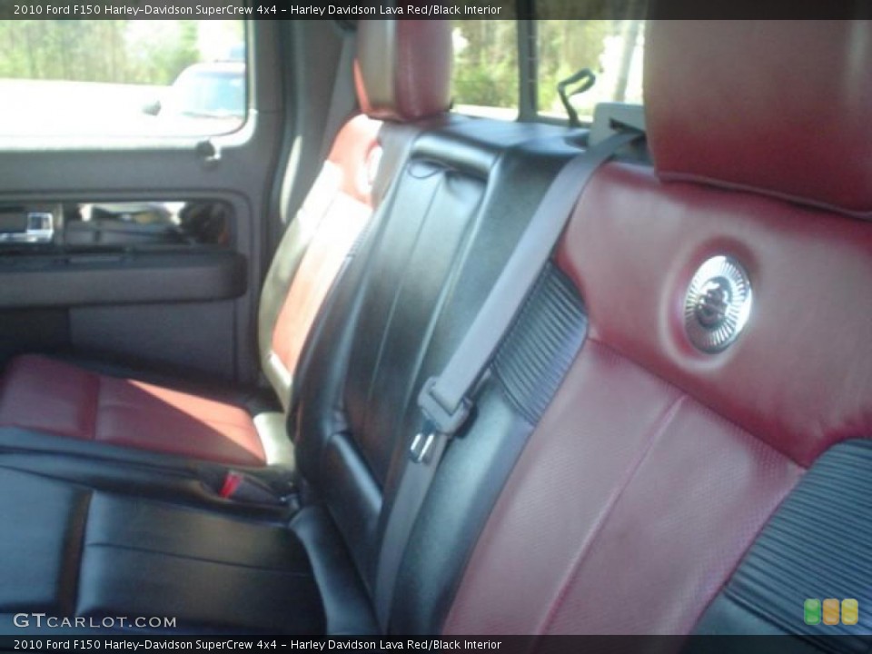 Harley Davidson Lava Red/Black Interior Photo for the 2010 Ford F150 Harley-Davidson SuperCrew 4x4 #46238258