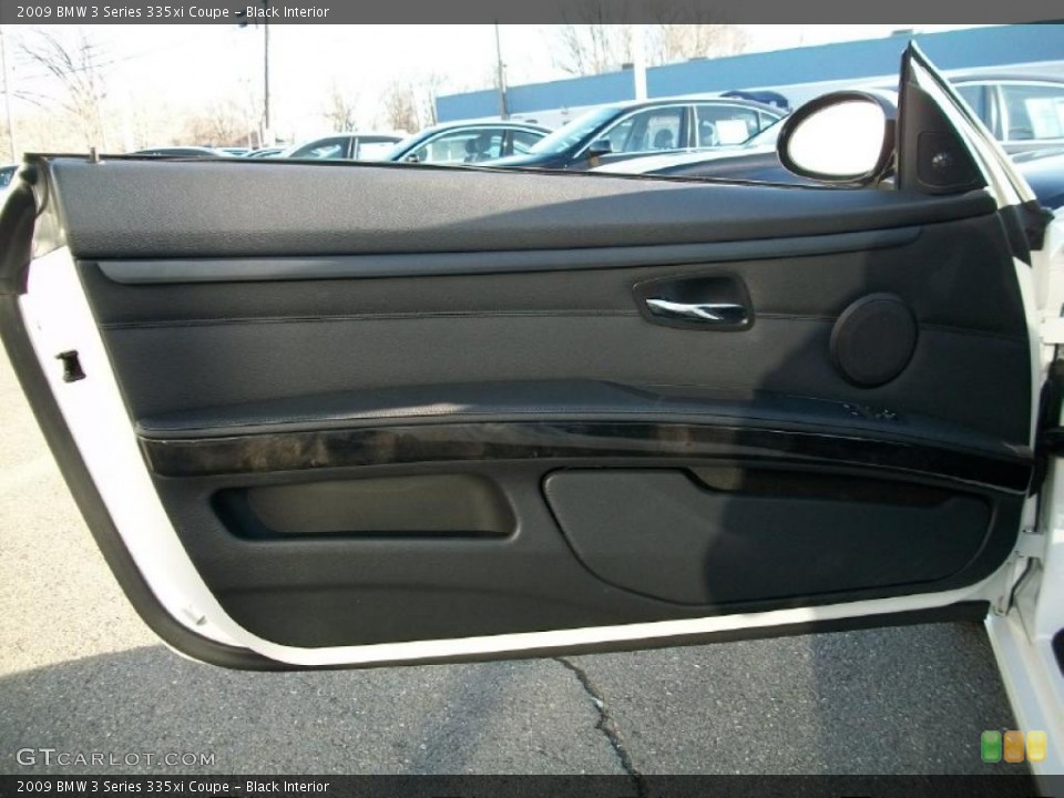 Black Interior Door Panel for the 2009 BMW 3 Series 335xi Coupe #46238540