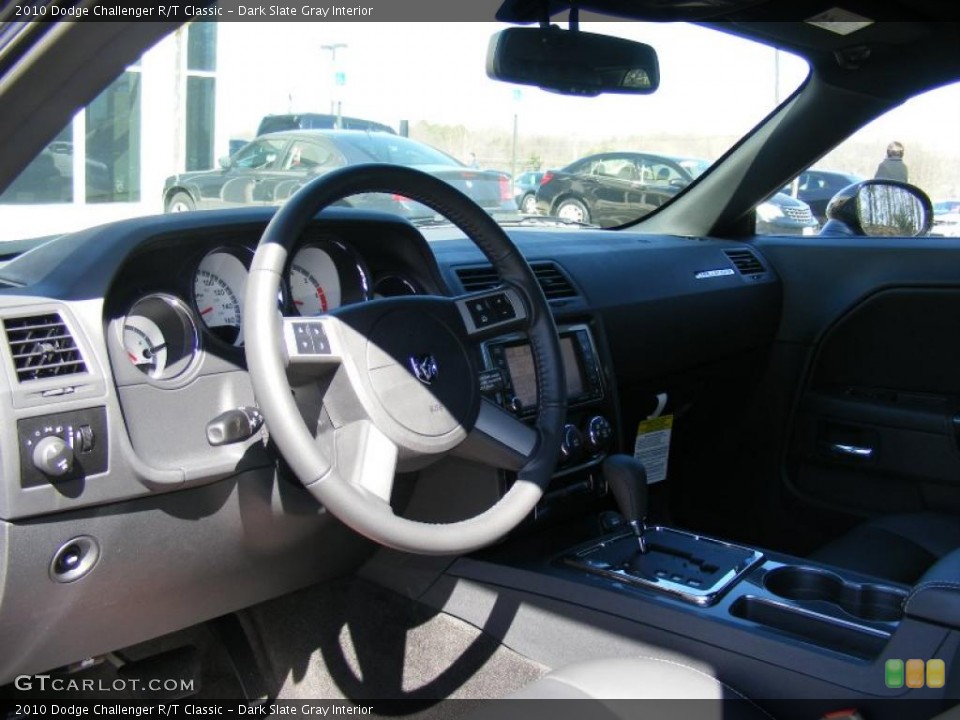 Dark Slate Gray Interior Dashboard for the 2010 Dodge Challenger R/T Classic #46247437