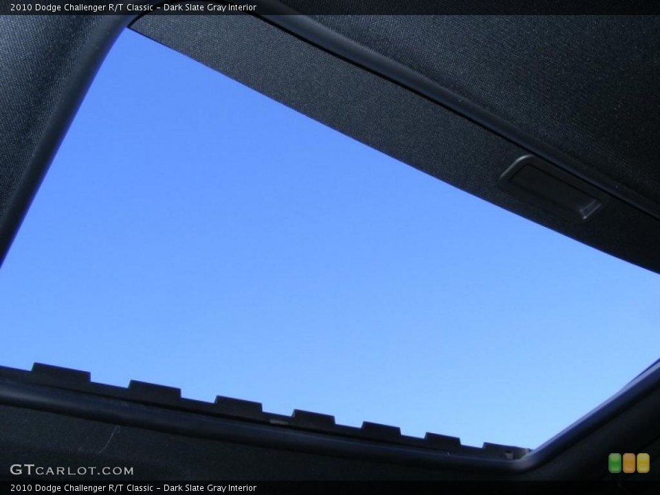 Dark Slate Gray Interior Sunroof for the 2010 Dodge Challenger R/T Classic #46247497