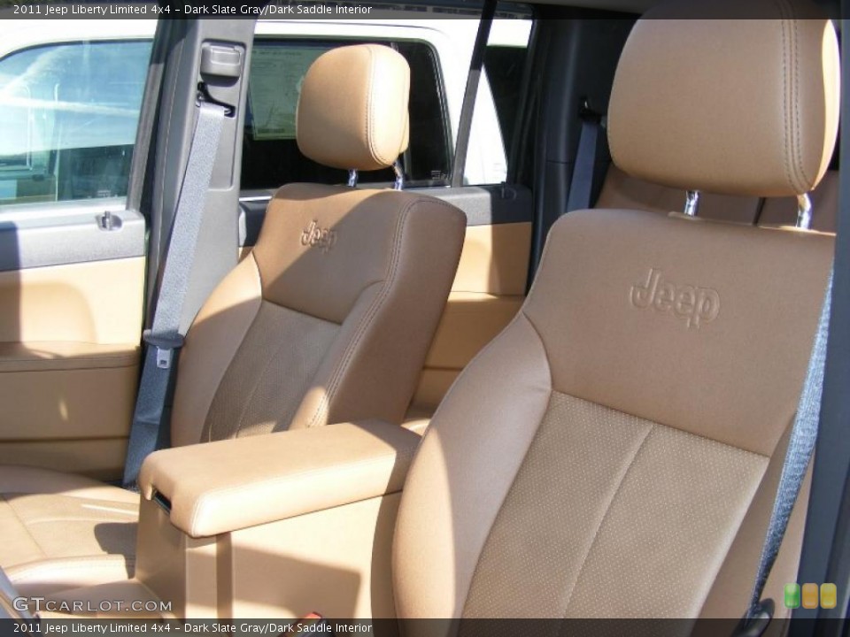 Dark Slate Gray/Dark Saddle Interior Photo for the 2011 Jeep Liberty Limited 4x4 #46249339