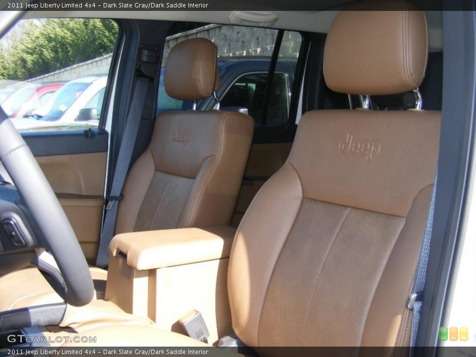 Dark Slate Gray/Dark Saddle Interior Photo for the 2011 Jeep Liberty Limited 4x4 #46249441