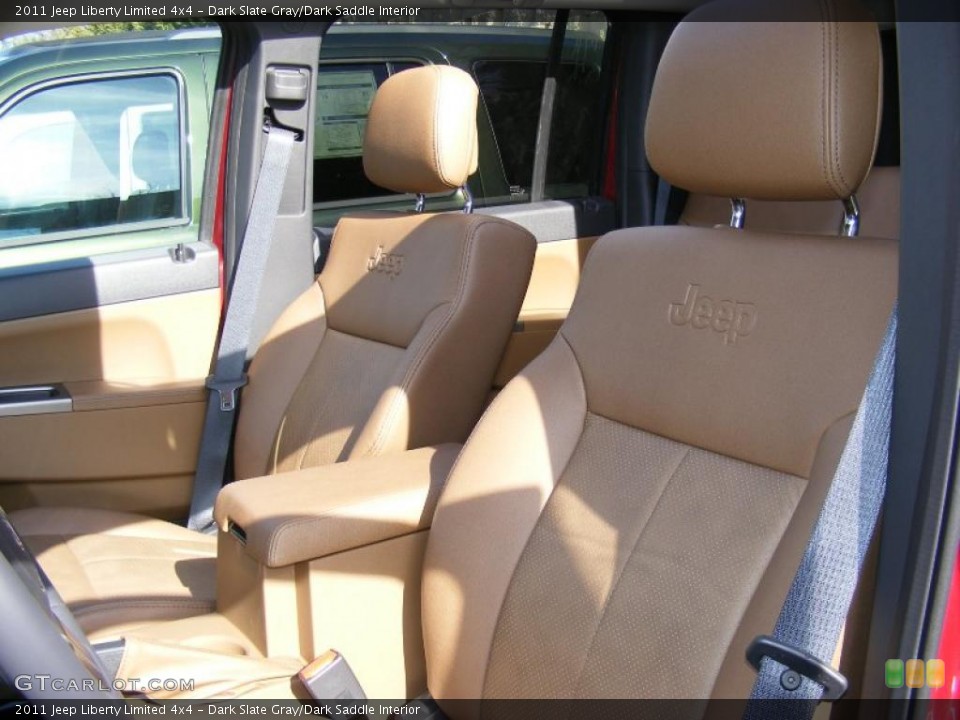 Dark Slate Gray/Dark Saddle Interior Photo for the 2011 Jeep Liberty Limited 4x4 #46249534