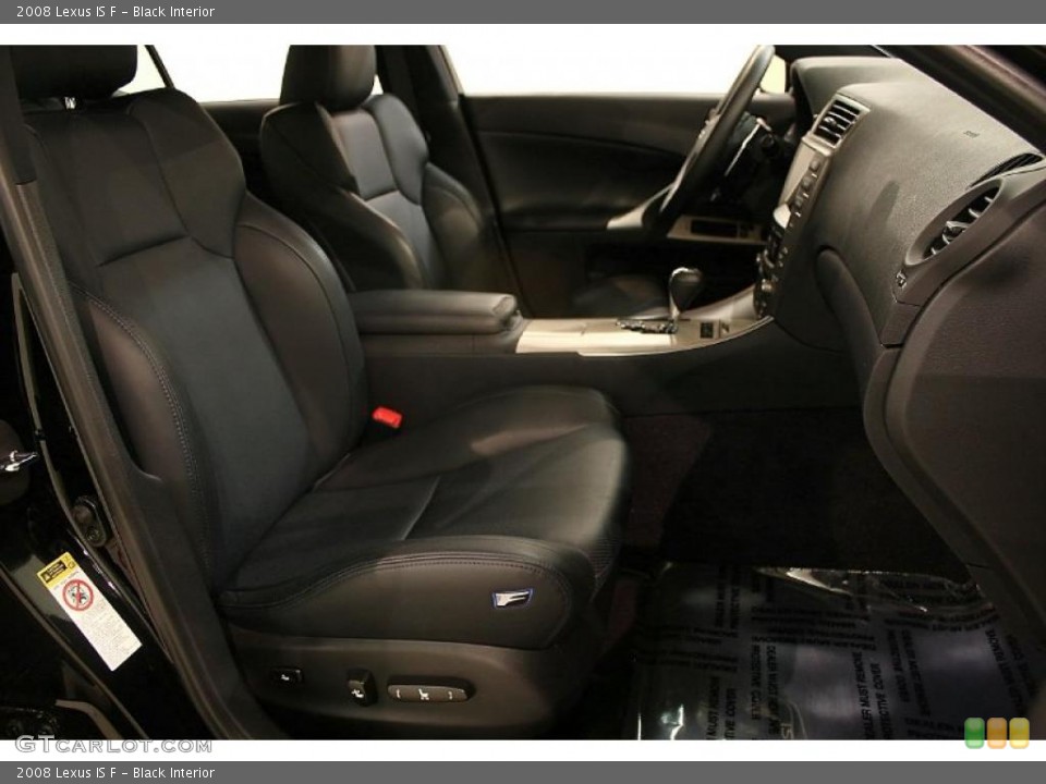Black Interior Photo for the 2008 Lexus IS F #46250050
