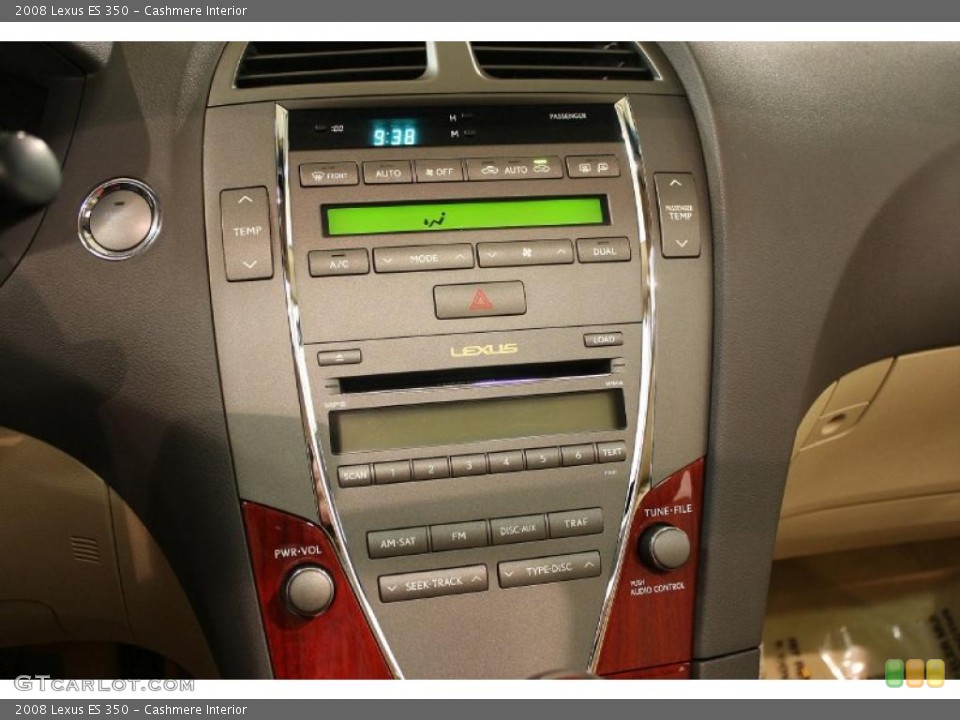 Cashmere Interior Controls for the 2008 Lexus ES 350 #46250314