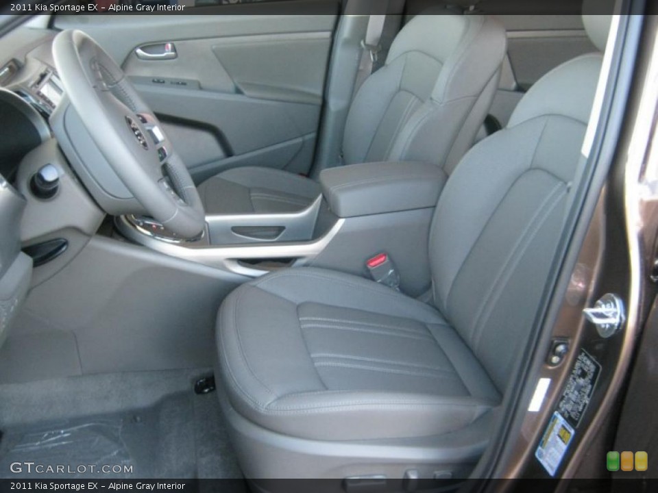 Alpine Gray Interior Photo for the 2011 Kia Sportage EX #46251505
