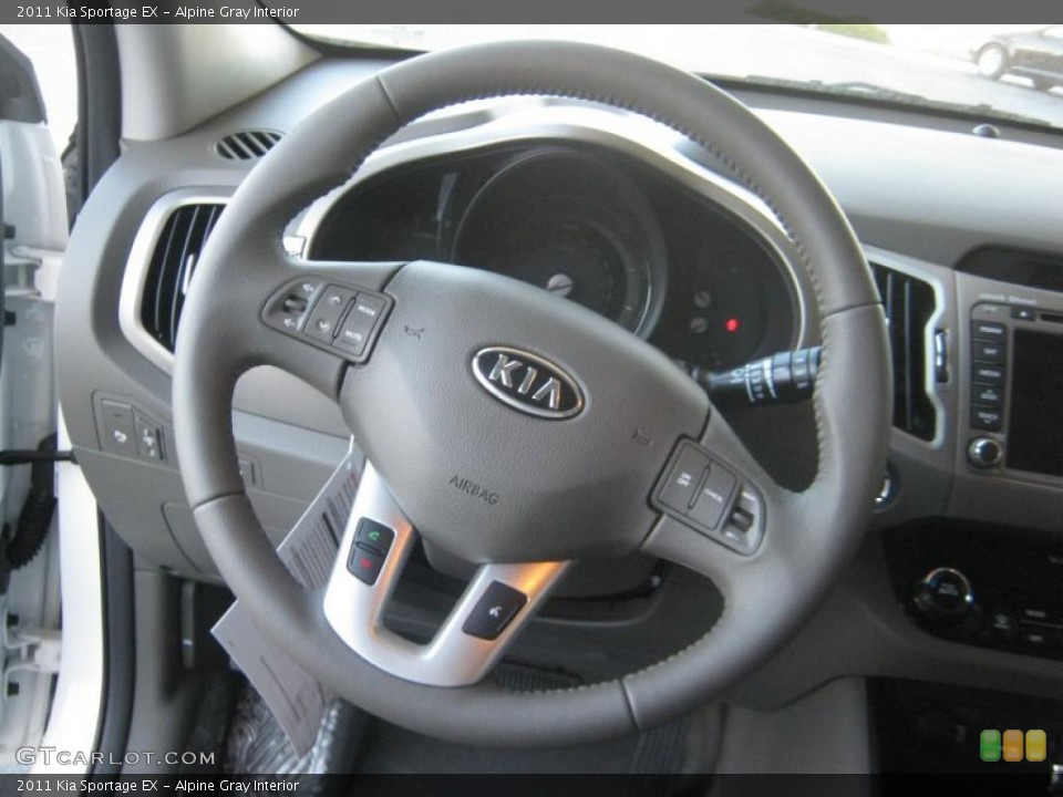 Alpine Gray Interior Steering Wheel for the 2011 Kia Sportage EX #46251637