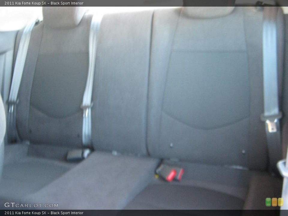 Black Sport Interior Photo for the 2011 Kia Forte Koup SX #46252315