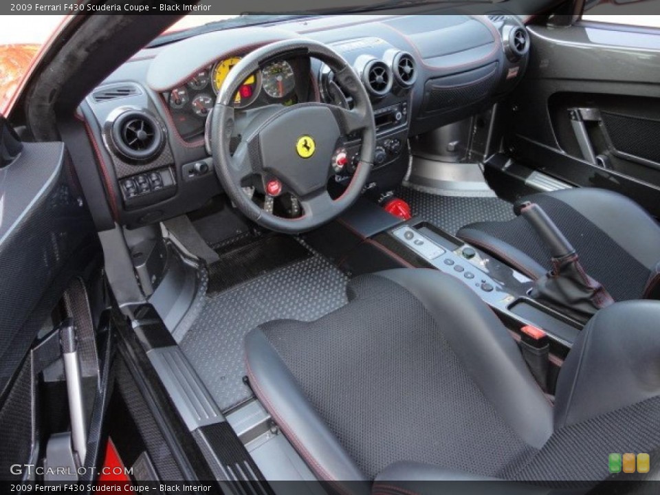 Black Interior Prime Interior for the 2009 Ferrari F430 Scuderia Coupe #46252444
