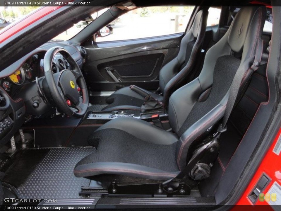 Black Interior Photo for the 2009 Ferrari F430 Scuderia Coupe #46252468