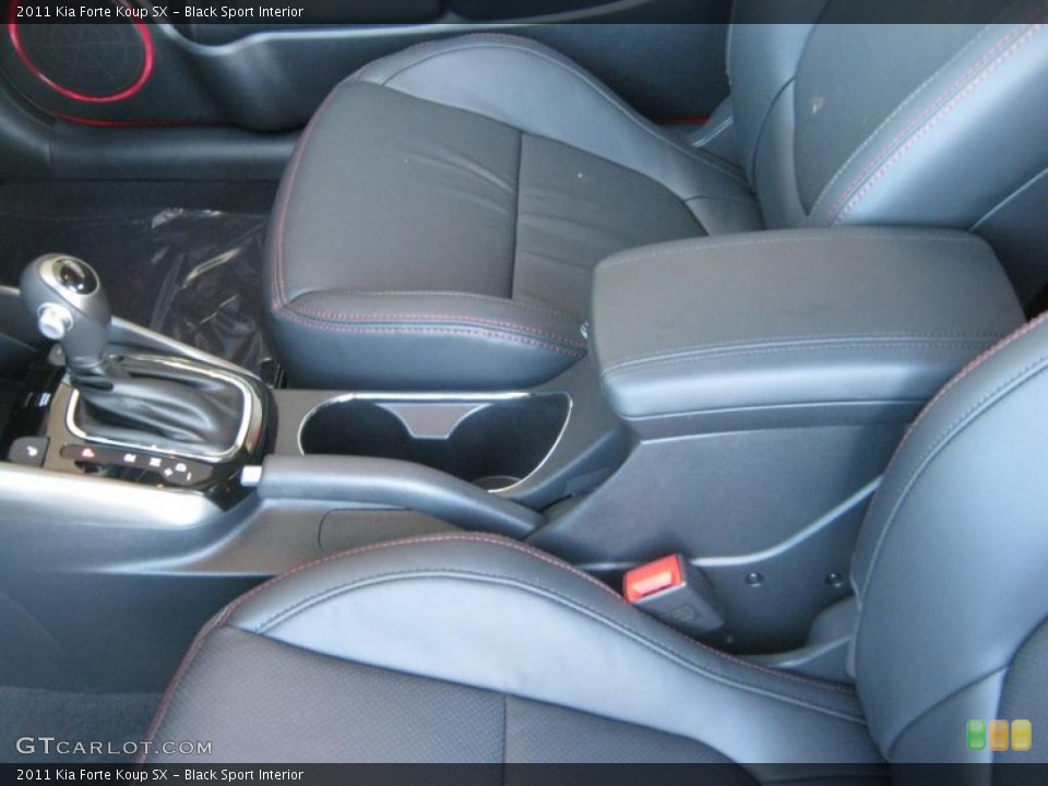 Black Sport Interior Photo for the 2011 Kia Forte Koup SX #46252552