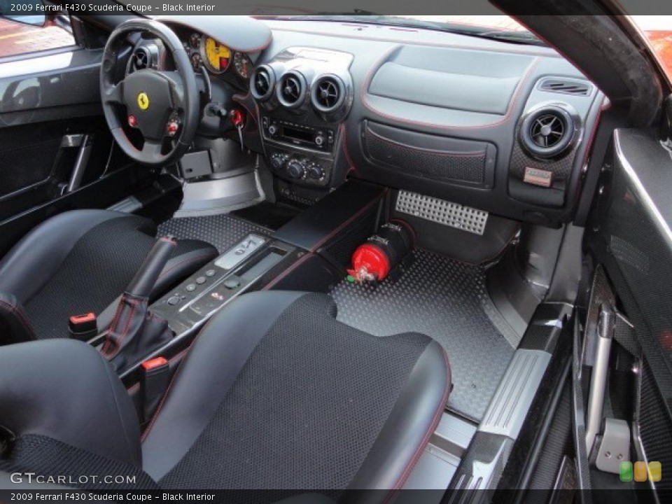 Black Interior Dashboard for the 2009 Ferrari F430 Scuderia Coupe #46252585