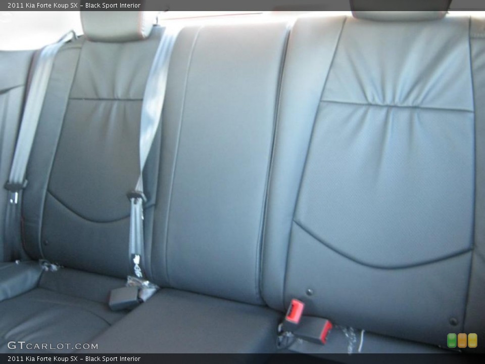 Black Sport Interior Photo for the 2011 Kia Forte Koup SX #46252588