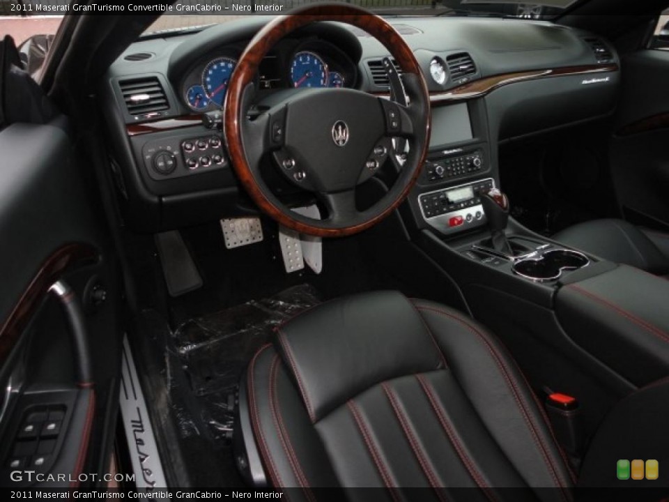 Nero Interior Prime Interior for the 2011 Maserati GranTurismo Convertible GranCabrio #46252834
