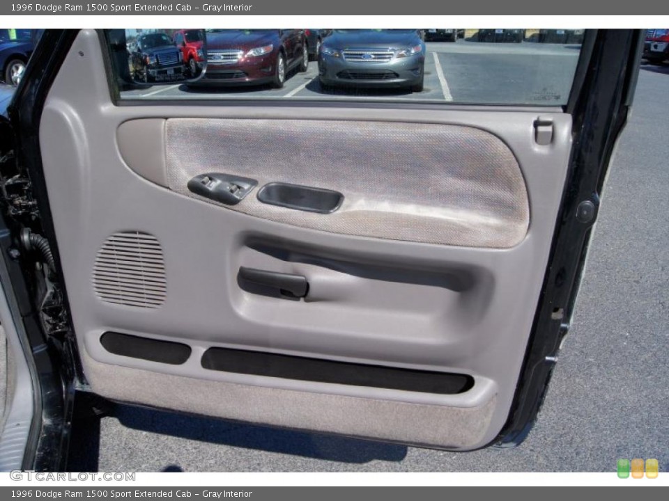 Gray Interior Door Panel for the 1996 Dodge Ram 1500 Sport Extended Cab #46254259