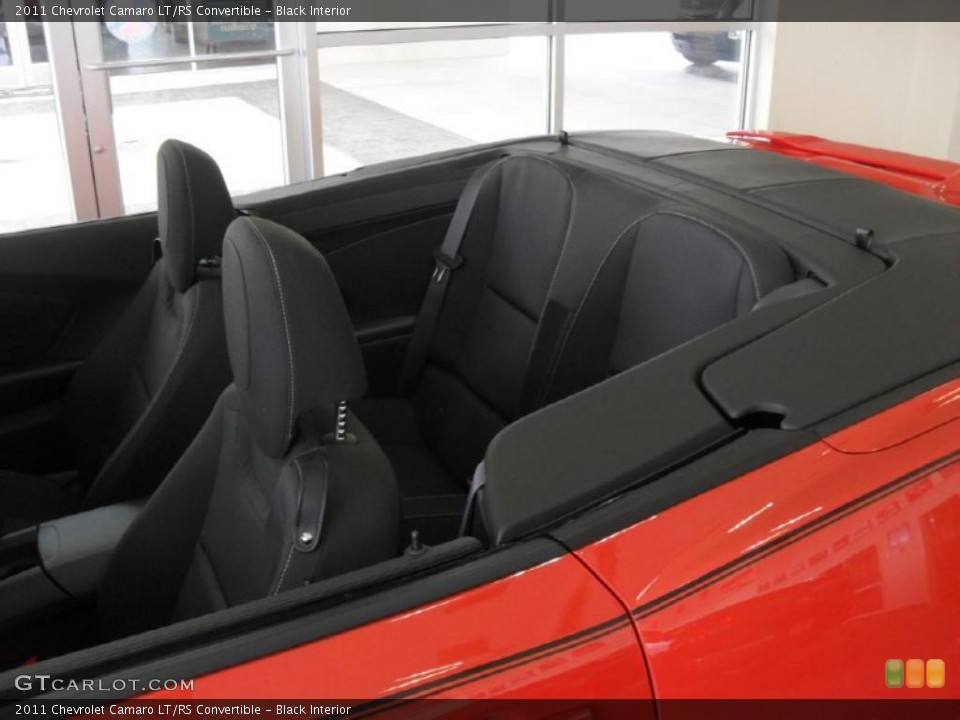 Black Interior Photo for the 2011 Chevrolet Camaro LT/RS Convertible #46255330