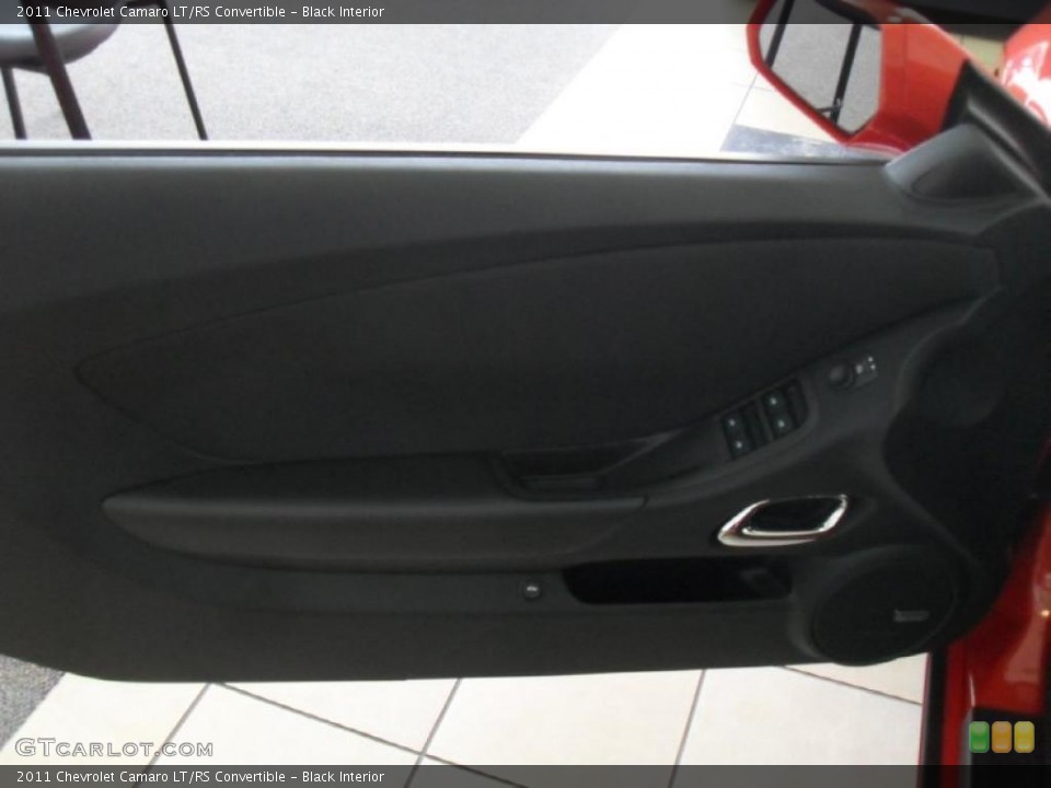 Black Interior Door Panel for the 2011 Chevrolet Camaro LT/RS Convertible #46255351