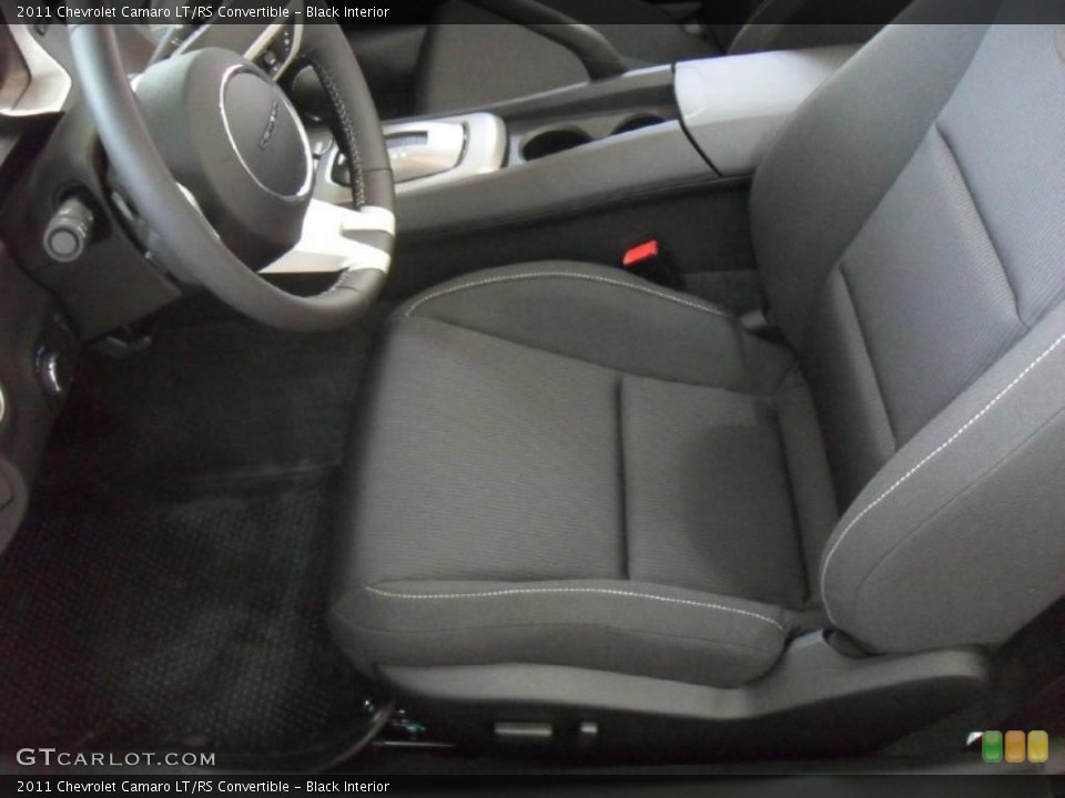 Black Interior Photo for the 2011 Chevrolet Camaro LT/RS Convertible #46255360