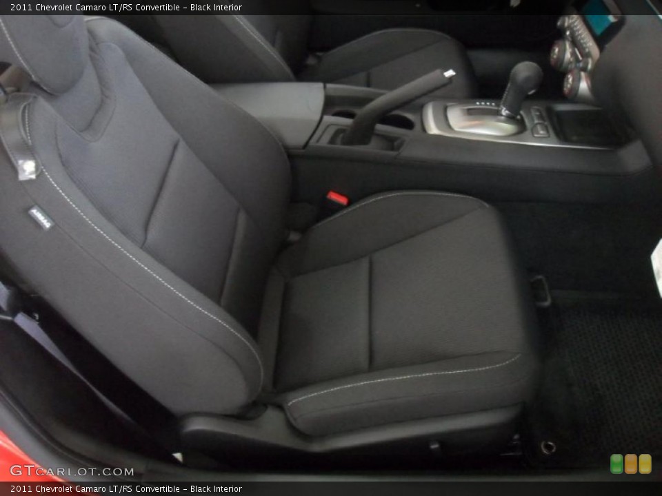 Black Interior Photo for the 2011 Chevrolet Camaro LT/RS Convertible #46255447